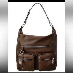 Rebecca Minkoff Jett GENUINE Leather Hobo TOTE Bag 1095NT oversized vacation
